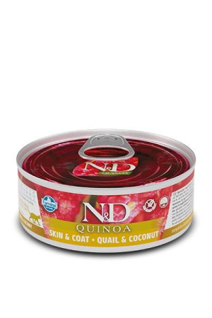 Farmina N&d Cat Quinoa Quail&coconut Adult 80g