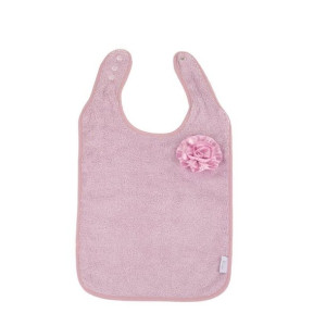 Śliniaczek Eco organic Flower pink bawełna organiczna Bo Jungle