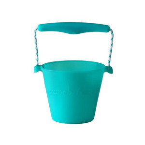 Składane wiaderko do wody i piasku Scrunch Bucket - Turkusowy