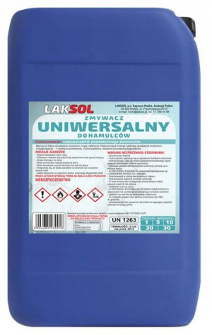 Laksol Zmywacz Hamulcowy Odtłuszczacz 30l Radom