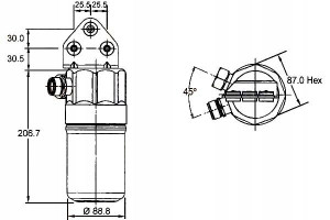 Hella 8ft 351 192-381 Osuszacz Powietrza Klima