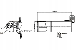 Hella 8ft 351 193-251 Osuszacz Powietrza
