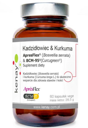 Kadzidłowiec & Kurkuma ApresFlex® (Boswellia serrata) & BCM 95® CURCUGREEN®