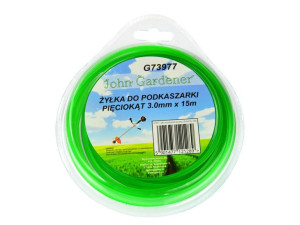 Żyłka Tnąca Do Kos I Podkaszarek 3 Mm 15 Mb Jg G73977 Pięciokąt