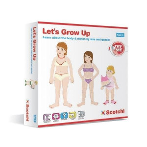 Rośniemy - układanka edukacyjna z rzepami Scotchi