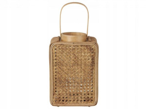 Lampion Rattanowy 28 Cm Naturalny Bantul Lumarko!