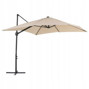 Parasol Ogrodowy 245 X 245 Cm Beżowy Monza Ii Luma