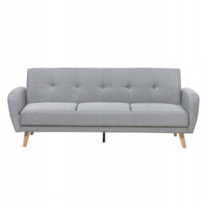 Sofa rozkładana 3-osobowa szara FLORLI Lumarko!