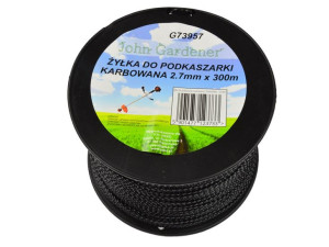Żyłka Tnąca Do Kos I Podkaszarek 2,7 Mm 300 Mb Jg G73957 Kwadrat Skręcany