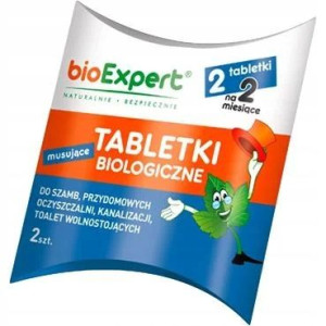TABLETKI DO SZAMBA I KANALIZACJI 2szt BioExpert