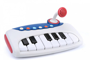 Interaktywny keyboard z mikrofonem dla dzieci Zabawka muzyczna Pianinko