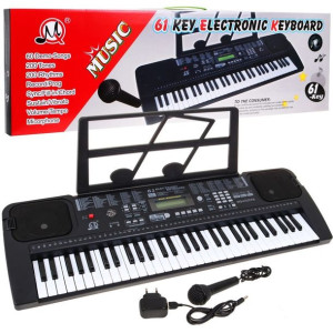 Keyboard z mikrofonem dla dzieci 5+ Taktomierz Radio USB MP3