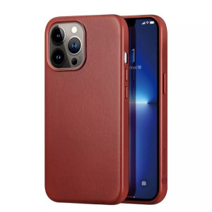 Ducis Naples etui do iPhone 13 Pro Max skórzany (kompatybilny z MagSafe)