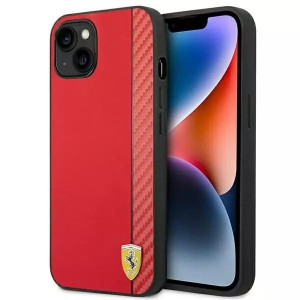 Eti na telefon Ferrari do Apple iPhone 14 Plus czerwony hardcase Carbon