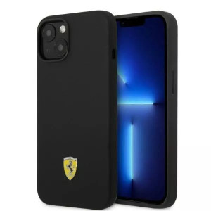 Eti na telefon Ferrari do Apple iPhone 14 Plus czarny hardcase Silicone