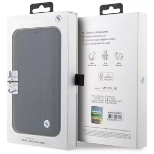 Etui BMW BMBKP14L22RDPK do Apple iPhone 14 Pro 6,1" bookcase Leather