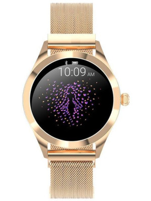 Smartwatch Damski G. Rossi Sw017-1 Gold/Gold (Sg011G)