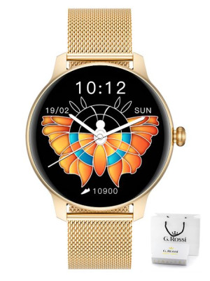 Smartwatch Damski G. Rossi Sw020-4 - Ciśnieniomierz, Pulsoksymetr (Sg013D)
