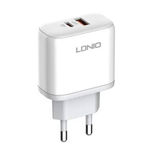 Ładowarka Sieciowa Ldnio A2526c Usb, Usb-c 45w + Kabel Usb-c - Usb-c