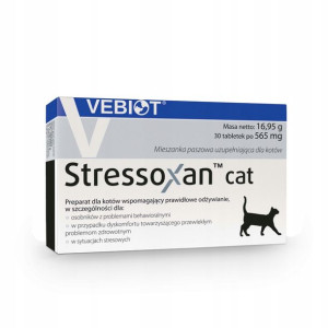 VEBIOT Tabletki na stres problemy behawioralne kot