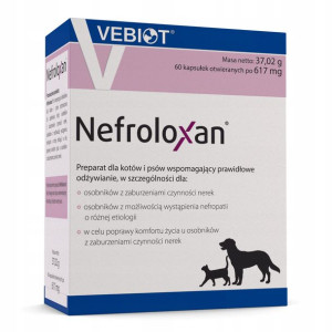 Nefroloxan Dog 60szt skuteczny preparat nerki psa