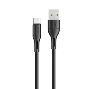 Usams Kabel U68 Usb-c 2a Fast Charge 1m Czarny/black Sj501usb01 (us-sj501)