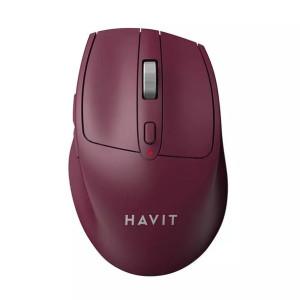 Bezprzewodowa mysz Havit MS61WB  (bordowa)