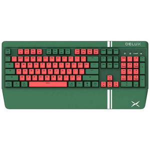 Klawiatura gamingowa Delux KM17DB (zielono&czerwona)