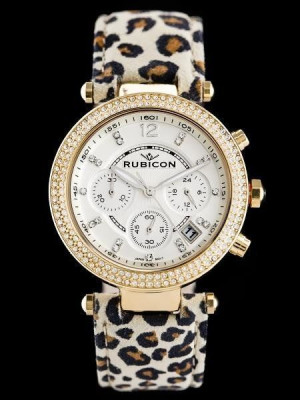 Zegarek Damski Rubicon Rnad03 - Chronograf (Zr563A)