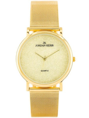 Zegarek Damski Jordan Kerr - C3129 (Zj928B) Gold