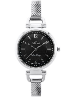 Zegarek G. Rossi - Lesti - 3652B (Zg772B) - Silver/Black + Box