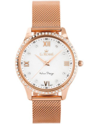 Zegarek G. Rossi - 6748B-3D3 (Zg788D) Rose Gold + Box