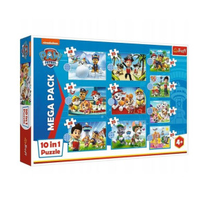 Puzzle 10w1 Psi Patrol Niezawodna Drużyna Trefl 4+