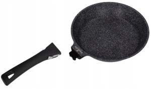 Patelnia ZWIEGER BLACK 24cm z Odpinaną Rączką