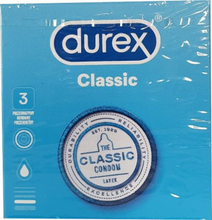 DUREX CLASSIC KLASYCZNE kartonik 3 szt