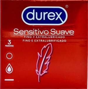 Durex Feel Thin Classic Sensitivo Suave 3 szt