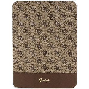 Guess Gufc11ps4sgw Ipad 10.9" Brązowy/brown 4g Stripe Allover