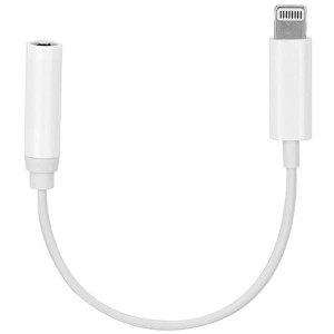 Adapter Do Apple Lightning Na Jack 3,5mm Biały /white (żeński) Ahfi Bulk