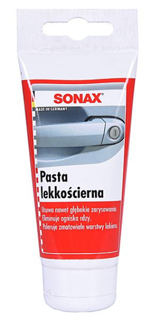 Sonax Pasta Lekkościerna 75ml Na Zadrapania I Rysy