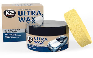 K2 Ultra Wax 250 G + Gąbka Twardy Wosk Do Lakieru