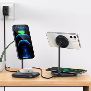Acefast bezprzewodowa ładowarka Qi 15W do iPhone (z MagSafe) i Apple AirPod