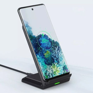Choetech zestaw 2 x ładowarka bezprzewodowa Qi stojak podstawka 10W czarny