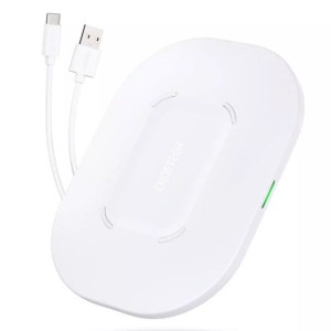 Choetech ładowarka bezprzewodowa Qi 15W + kabel USB - USB Typ C 1m biały