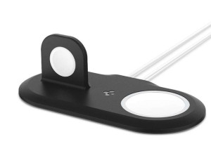 Nakładka Spigen MagFit Duo do Ładowarek indukcyjnych Qi Apple MagSafe/ Wat