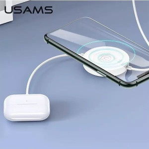 USAMS Ładowarka indukcyjna US-CC096 10W z kablem lightning czarny/black