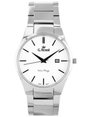 Zegarek G. Rossi - 8245B2-3C1 (Zg259A) S./White + Box