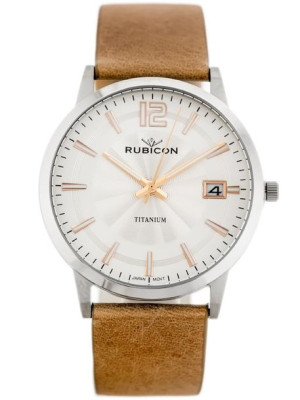 Zegarek Męski Rubicon Rnce21 - Tytanowy (Zr103A)