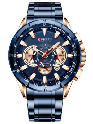 Zegarek Męski Curren 8363 (Zc018D) - Chronograf