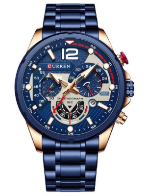 Zegarek Męski Curren 8395 (Zc019E) - Chronograf