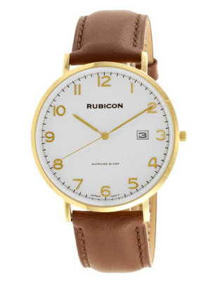 Zegarek Męski Rubicon Rnce49 - Szafirowe Szkło (Zr105B)